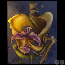 Pelvis - Xilopintura  de Rosanna Bittar